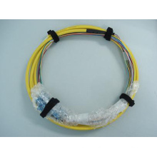 MPO-Sc rompe o cabo de remendo da fibra óptica de 0.9mm